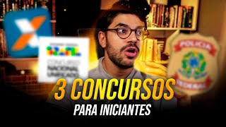 3 MELHORES CONCURSOS DE NÍVEL MÉDIO PARA INICIANTES [upl. by Akirdnas659]