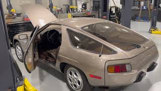 1981 Porsche 928 5sp 25k km ReCommissioning After 40 Years In Storage with costs [upl. by Harbot]