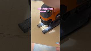 30 Second Projector Stand Build ✨ diywoodworking diyhomedecor [upl. by Ennovoj]