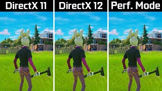 Fortnite Chapter 2 Remix  DirectX 11 vs DirectX 12 vs Performance Mode  FPS Boost [upl. by Ttevy965]