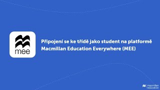 Připojení se ke třídě jako student na platformě MEE [upl. by Ailecnarf]