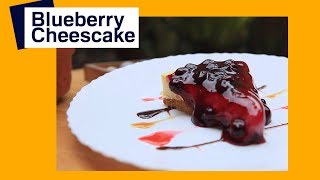 Blueberry Cheese Cake Recipe  How to make a Blueberry Cheese Cake  PinoyHowTo [upl. by Eiramlatsyrk]