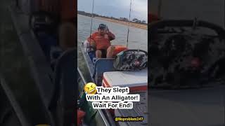 They Slept With An Alligator funny viral trending [upl. by Rod614]