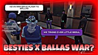 Besties x Ballas War Kevin Ram Gave Plaza To Ballas  NoPixel GTA RP  NoPixel Clips [upl. by Zosi]