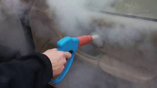 Optima Steamer Cleans Car Interior and Exterior [upl. by Dnallor]