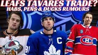 NHL Trade Rumours  Leafs Tavares Trade Habs Flames Pens amp Avs  ECHL Expansion amp Utah Injuries [upl. by Htevi]