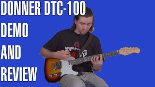 Tele To Me Straight Another Affordable Donner Guitar Offering the DTC100 [upl. by Jonell]