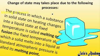 what is Melting or Fusion Melting point class 8th ICSE jatinacademy [upl. by Lareine]