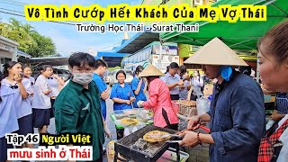 Mẹ Vợ Thái Bán Vốn Vì Học Sinh Kéo Hết Qua Ăn Bánh Tráng Nướng Việt Nam [upl. by Adlaremse]