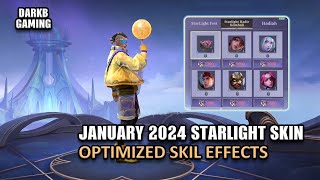 January 2024 Starlight Skin Optimized Skill Effects and Starlight Shop Update  Mobile Legends [upl. by Destinee956]