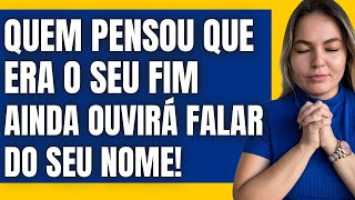 Deixa Deus falar contigo hoje Ouvirão falar do Seu nome [upl. by Idnem882]