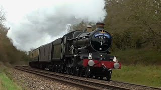 Clun Castle Blasts to Salisbury The Cathedrals Express [upl. by Ettelloc856]