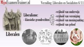 Eindexamen geschiedenis  MijnExamenTrainer Staatsinrichting  Verzuiling Liberalen en Socialisten [upl. by Nissie]