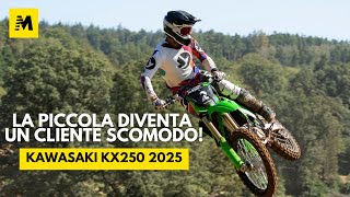 Kawasaki KX250 2025 la cura “450” le ha fatto bene TEST ANTEPRIMA [upl. by Annis514]