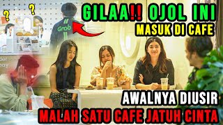 GILA Ojol Ini Masuk Di Cafe  Awalnya Diusir Malah Satu Cafe Jatuh Cinta [upl. by Natsirk250]