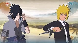 Sigma Sasuke Team vs Corporate Slave Minato Team Naruto Storm 4 Online [upl. by Efrem]