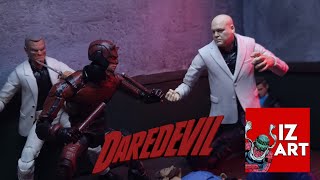 Daredevil Hallway Fight Stop Motion Short Daredevil vs Kingpin [upl. by Enimasaj501]