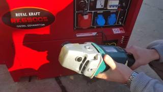 SWISS KRAFT generator diesel 6500W [upl. by Selia]