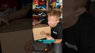 unboxing FireDeptCoffee a Veteran run company supporting 1st Responders firefighters military [upl. by Adnorhs]