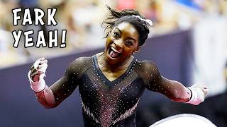 “Spready to the Underworld”  Simone Biles Gymnastics Ozzy Man Reviews [upl. by Dempster]