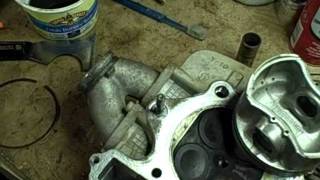 Yamaha Grizzly ATV Project Part 3 Top end components cleaning and inspection [upl. by Robertson74]