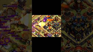 Super wizard blimp attack Th 17 clashofclans coc gaming shortsviral [upl. by Inafets]