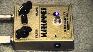 Plum Crazy FX Warhammer MkII Tone Bender Germanium Fuzz Pedal with Bias [upl. by Nolrac711]