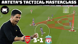 How Arteta Dominated Klopp  Tactical Analysis  Arsenal 31 Liverpool [upl. by Haret]