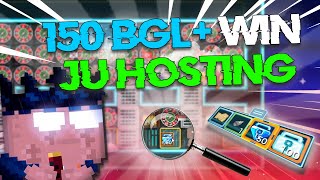 GROWTOPIA WIN 150 BGL HOSTING JU  Giveaway  growtopia casino [upl. by Sidnarb586]