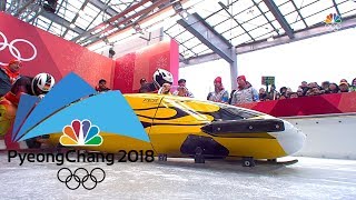 2018 Winter Olympics I Experience bobsleigh in 360 VR [upl. by Manda]