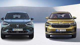 The All 2024 Skoda Kodiaq vs 2024 SEAT Tarraco Facelift [upl. by Suter]