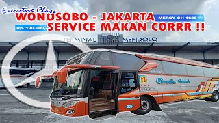 WONOSOBO  JAKARTA  Trip Report Rosalia Indah dengan service makan CORRR [upl. by Ole330]