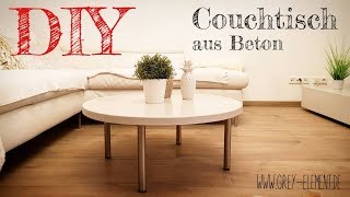 Einen Couchtisch selber machen  Betonmöbel  concrete table  DIY [upl. by Cavallaro]