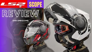 LS2 FF902 SCOPE MODULAR Helmet Review  Features and Specifications [upl. by Tacy878]