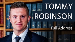 Tommy Robinson  Full Address  Oxford Union [upl. by Rita]