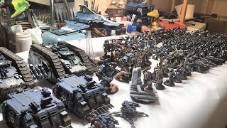 Horus Heresy Ultramarines from scratch pt 100 a celebration AoD to 15000pts thank you everyone [upl. by Acire856]