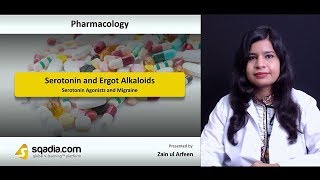 Serotonin and Ergot Alkaloids  Pharmacology Video Lecture  Medical Education  VLearning [upl. by Auqenwahs]