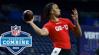 Best of Quarterback Workouts at the 2023 Scouting Combine [upl. by Evetta]