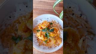 Crevette au curry recipe recette food recetterapide [upl. by Eelime663]