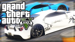 GTA 5 Online  THREE WAY FINISH IN DLC CARS wThe Crew [upl. by Edwyna]