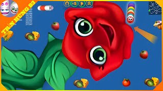 🐍WORMSZONEIO  GIANT SLITHER SNAKE TOP 01  Epic Worms Zone Best Gameplay  Trần Hùng 83 [upl. by Nire]