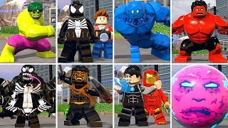 All Character Transformations in LEGO Marvel Super Heroes 2 [upl. by Bernhard55]