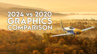 Graphics COMPARISON of Microsoft Flight Simulator 2024 vs MSFS2020 [upl. by Oakley650]