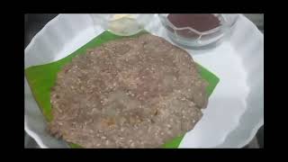 RAGI OROTTI FINGER MILLET  COCONUT KERALA ROTI [upl. by Leveroni]