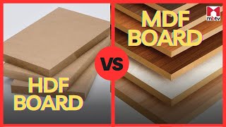 HDF vs MDF Boards Which is better mdfboard [upl. by Wandie]