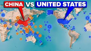 CHINA vs UNITED STATES  MilitaryArmy Base Comparison Compilation [upl. by Nemzzaj]