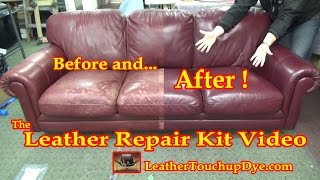 Leather Repair Kit Video [upl. by Tess]