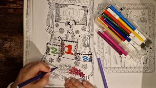 ASMR Relaxing Colouring With Felts No Talking [upl. by Athena862]