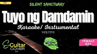 TUYO NG DAMDAMIN Silent SanctuaryApo Fkey  KaraokeInstrumental Version [upl. by Heppman]