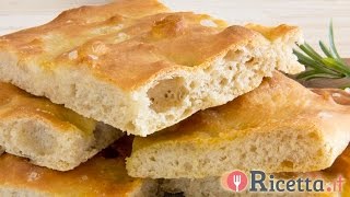 Focaccia genovese  Ricettait [upl. by Koller]